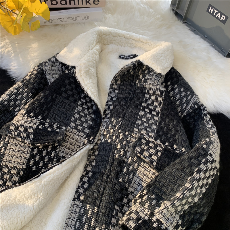 冬季新款小香风格子棉袄xz1002-1-Y75p120,男装夹克,星座906（原电商a316-1）