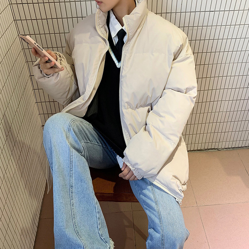 2021冬季新款加厚中长款棉袄韩版潮流休闲面包服XZ1002-1-Y19p70,男装棉衣,星座906（原电商a316-1）