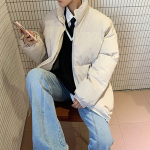 2021冬季新款加厚中长款棉袄韩版潮流休闲面包服XZ1002-1-Y19p70图片