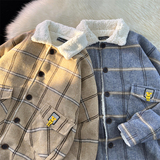 中性款!新款毛呢加绒加厚夹克潮流宽松外套xz1002-1-Y67p105控135，男装夹克，星座906（原电商a316-1）