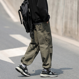 秋季新款美式复古褶皱潮流工装裤男士长裤xz1002-1-K56p60控78，男装工装外套，星座906（原电商a316-1）