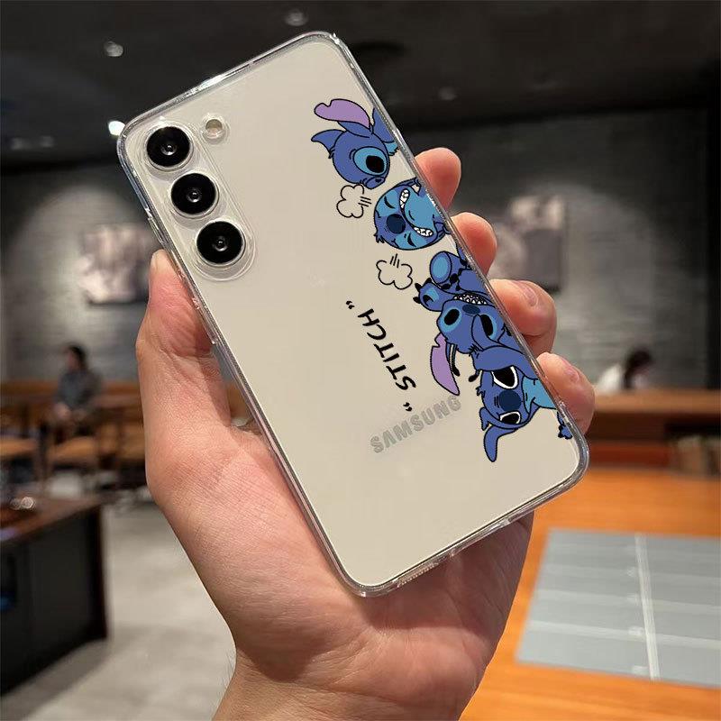 【超1000人收藏】一排史迪仔适用GalaxyS22手机壳SamsungA73趣味note20可爱A03