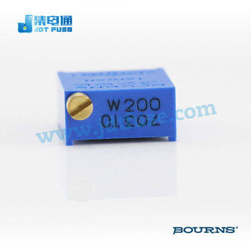 bourns伯恩斯插件可调电位器3296W-1-200LF 20欧姆 精密微调