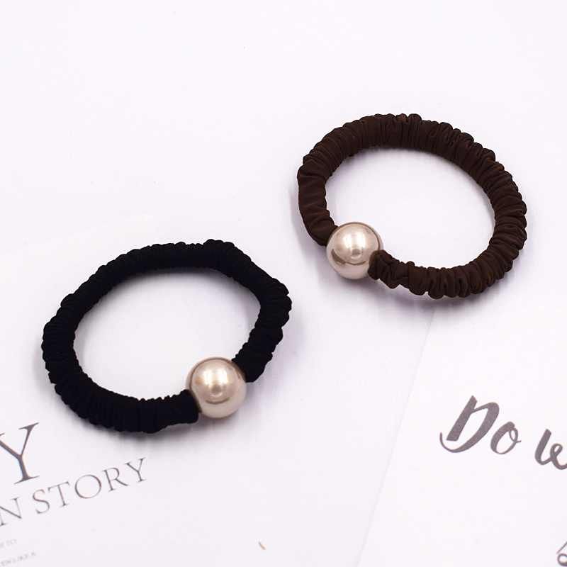 扎头发马尾仿珍珠发圈