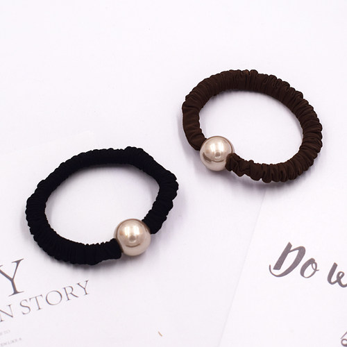 扎头发马尾仿珍珠发圈