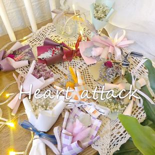 迷你干花束车载装 饰冰箱拍照跨境摆件婚礼伴手礼婚礼公司61小礼品