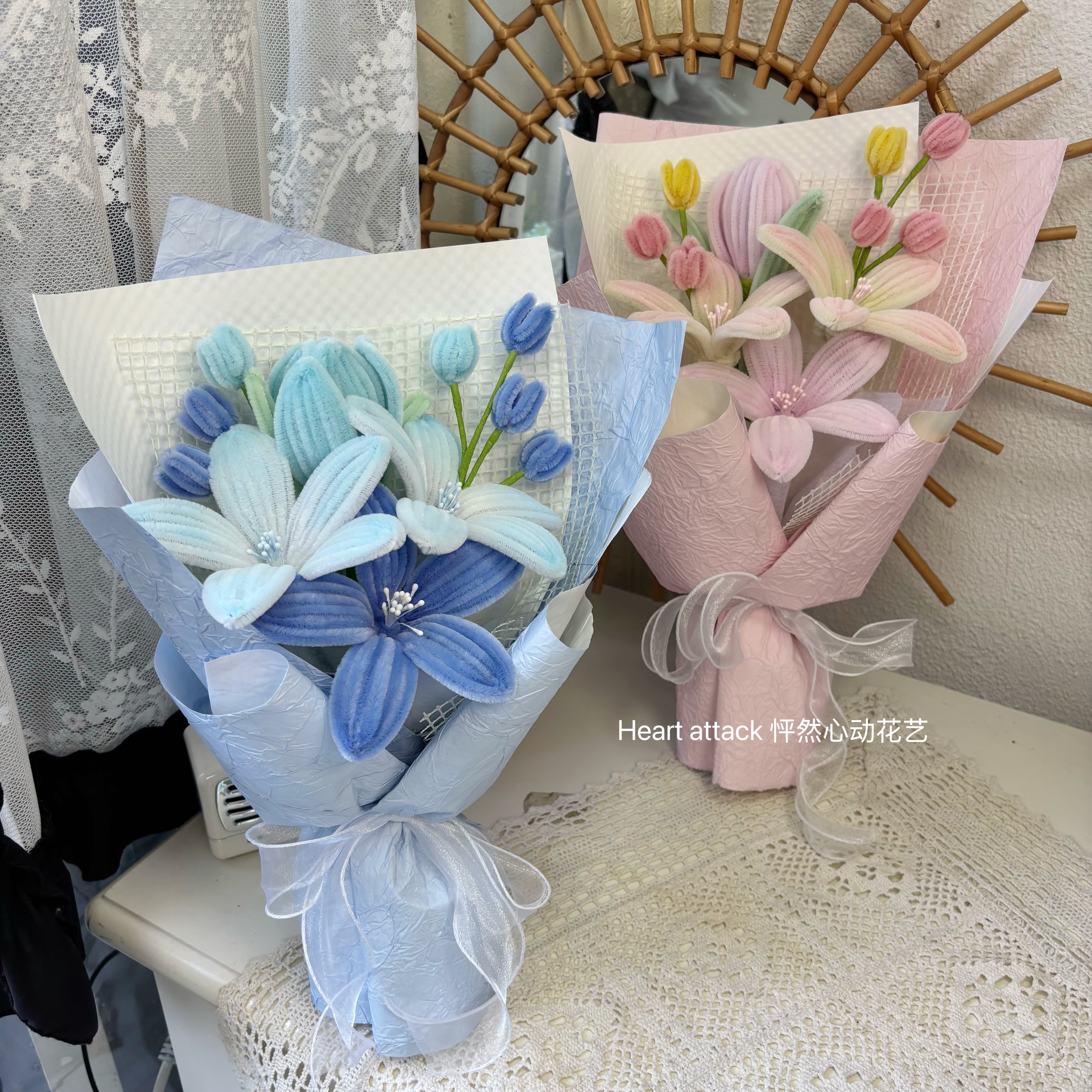 扭扭棒成品郁金香百合生日求婚情人节教师节礼物送闺蜜毕业伴手礼