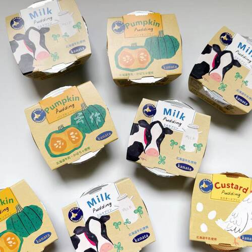 北海道田中布丁南瓜蛋黄牛奶果冻