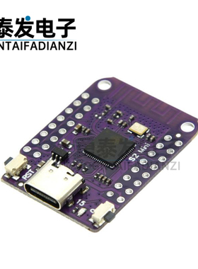 S2 Mini V1.0.0 ESP32-S2 4MB FLASH 2MB PSRAM WIFI开发板