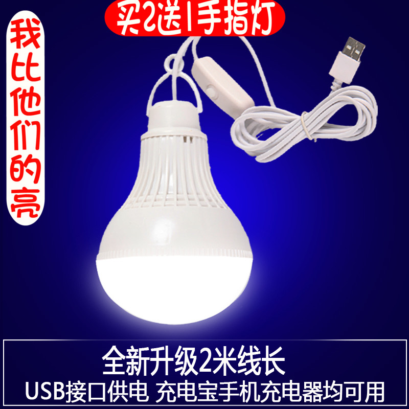 超亮调光usb小夜灯led节能灯泡护眼学生宿舍灯电脑灯摆摊灯地摊灯-封面