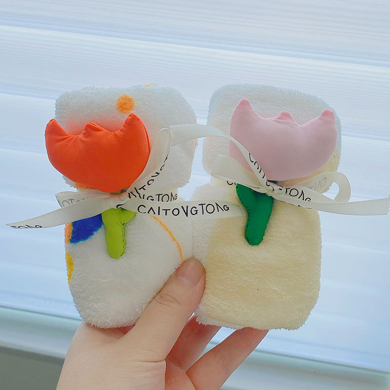 公司活动伴手礼毛巾三八小礼品神节郁金香礼物送客户赠品纪念品