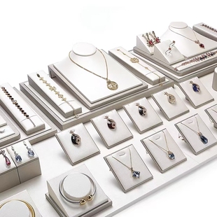 首饰柜台珠宝展示道具套台戒指项链手镯收纳架橱窗饰品陈列架定制