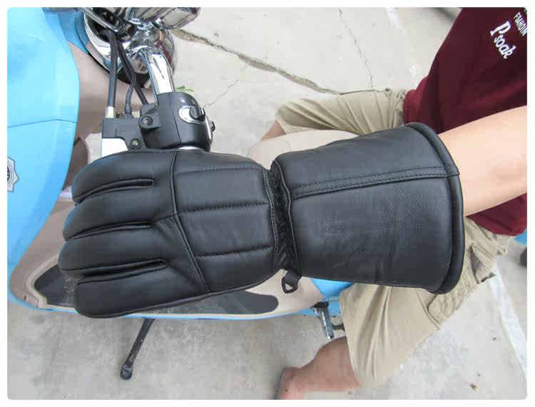 Gants pour homme      en peau de mouton - Ref 2781309 Image 5