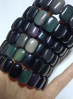 主图款 A级天然彩曜石手牌