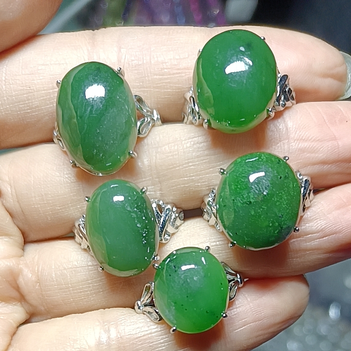 主图款 天然碧玉戒指