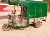 电动摩托三轮车车棚 加厚布全封闭车蓬遮阳防晒雨i. 防风挡雨帐篷