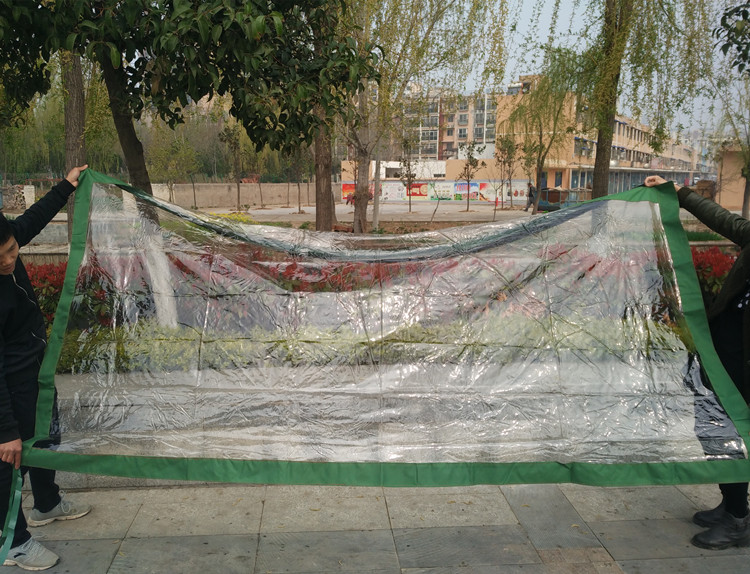 加厚防晒半封电动三轮车