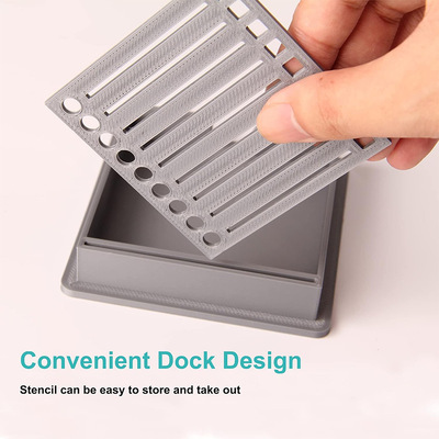 亚马逊新品 Sticky Note Holder with Stencil便利贴模板