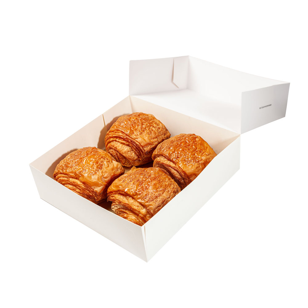 法國製作 maison kayser正宗法國烘羊角麵包 丹麥巧克力盒 4件裝