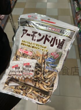日本进口 玛鲁斯杏仁小鱼家庭装 海产零食即小食日式海味