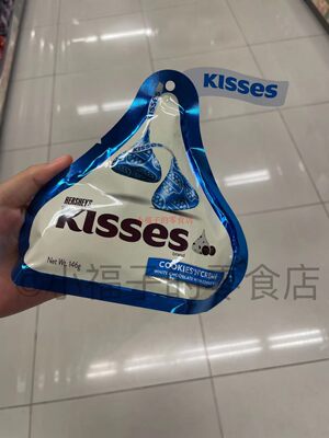 美国进口 好时HERSHEYS香滑曲奇白朱古力白巧克力KISSES入口即化