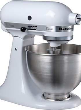 美国厨宝KitchenAid 5K45SSWH 搅拌机 奶油搅拌机 打蛋器鲜奶机