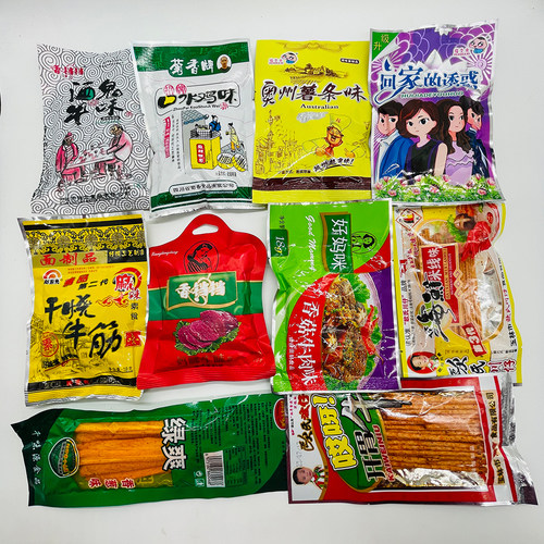 干烧牛筋口水鸡香铛铛酒鬼牛味开胃牛经典童年校园小辣条素食面筋