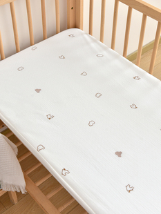 可宝宝童幼儿园拼接床防水隔尿床笠新生儿纯棉床单床垫定制婴儿床