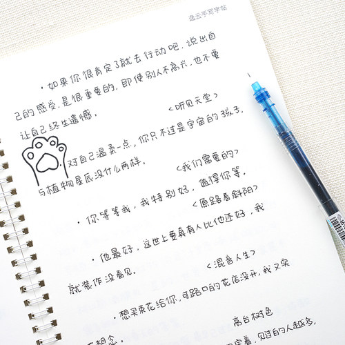 云朵安安字帖漂亮正楷行楷牛奶体