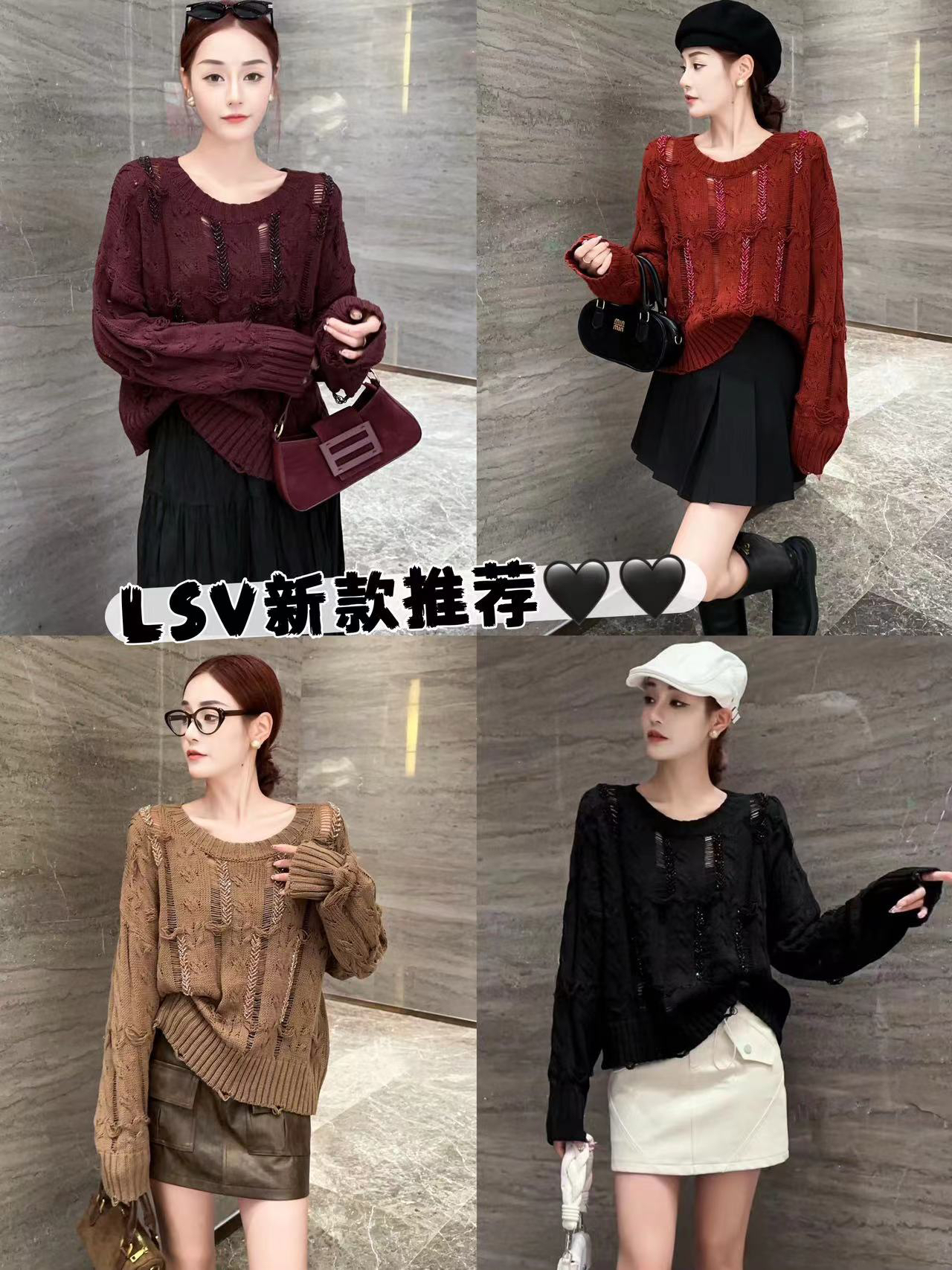 欧货正品抓破设计感圆领套头短款撞色烫金麻花毛针织衫女气质上衣