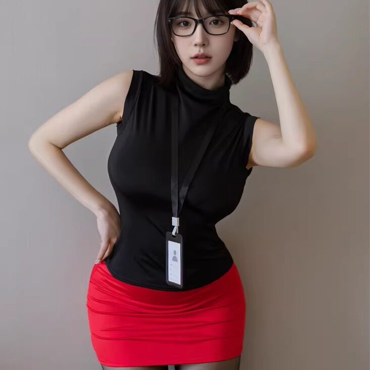 夜色行性感教师OL制服纯欲风办公室女郎cosplay白领秘书制服套装