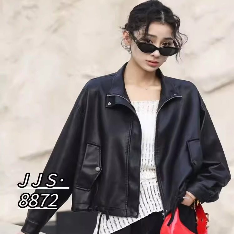 2025新款女士高级感PU皮衣