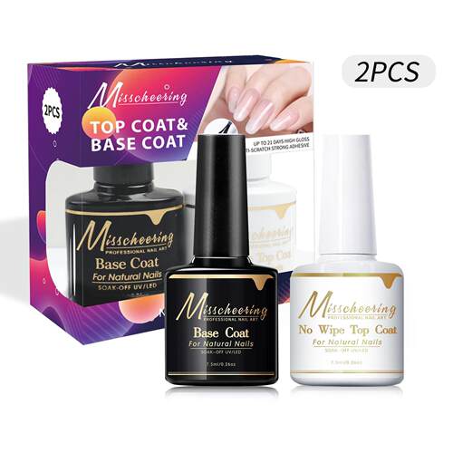 7.5ml Top Coat Base Coat UV LED Gel Nail Polish Primer