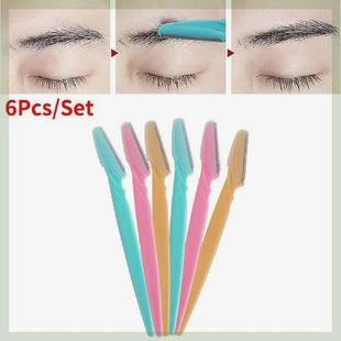 6pcs Eyebrow Trimmer Razor Shaver Blade Eye Brow Shaper Face
