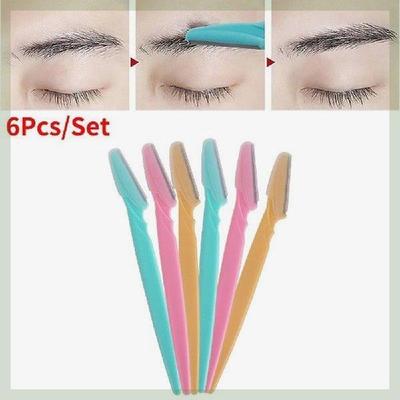 6pcs Eyebrow Trimmer Razor Shaver Blade Eye Brow Shaper Face