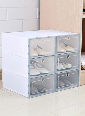 Transparent plastic shoe box dustproof Shoes cabinet