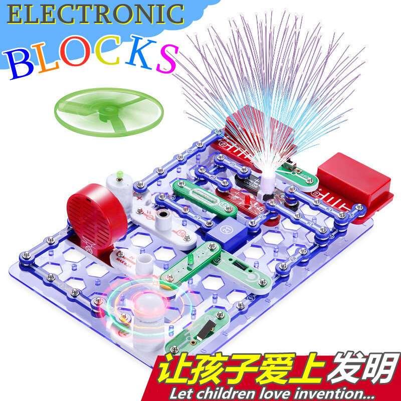 Children&#39;s Electronic Building Blocks Science Labora-封面