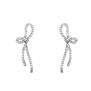 锦绣皇朝蝴蝶结流苏耳环女高级感耳饰新款 耳钉无耳洞耳夹 2025爆款