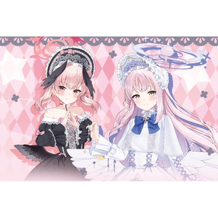 碧蓝蔚蓝档案同人周边洛丽塔系列圣园未花下江小春