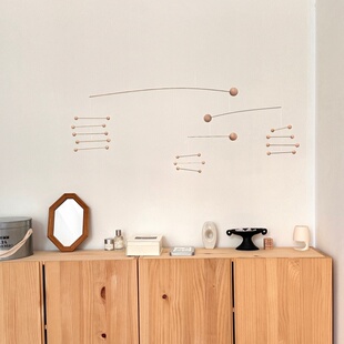 Desk Mobiles创意家居北欧动态平衡吊饰室内挂饰咖啡厅民宿样板间