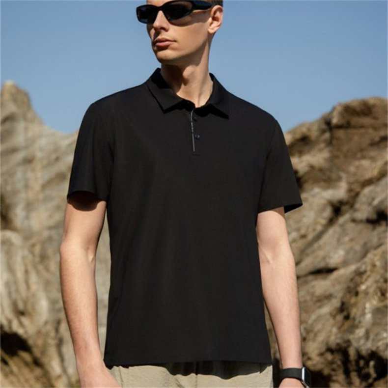 2025年夏季男士翻领POLO衫商务休闲透气速干T恤短袖上衣,男装,Polo衫,淘宝优惠券,粉丝福利购,淘宝优惠卷