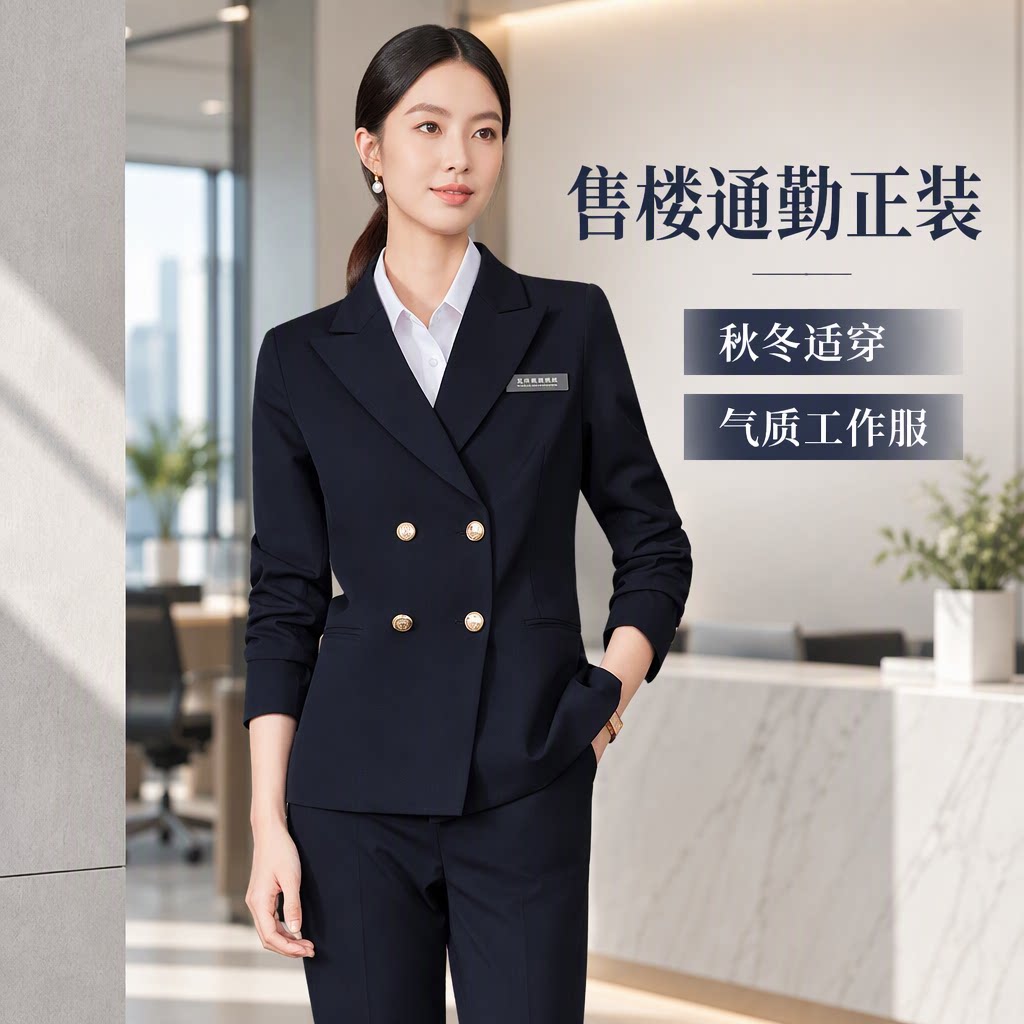 职业西装套装女秋冬季大学生面试
