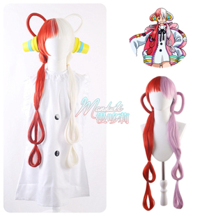 海贼王 新剧场版航海王世界的歌姬阴阳发UTA乌塔cos假发 耳机配饰
