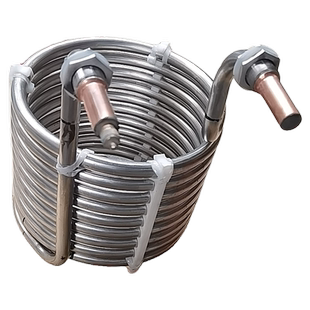 304不锈钢盘管蒸发器1P3P5P10P15-20P盘管蒸发器冷却器冷水机器