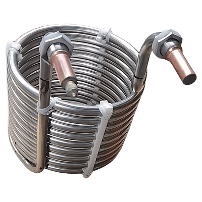 304不锈钢盘管蒸发器1P3P5P10P15-20P盘管蒸发器冷却器冷水机器