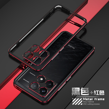 适用红米k80pro手机壳小米K70金属边框K50电竞版防摔外壳红米K60至尊版保护套k60pro超薄透气磨砂创意散热男