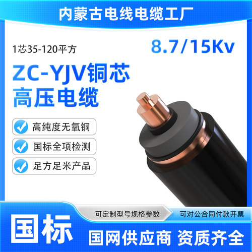 内蒙古ZC-YJV1*35-120平方电缆