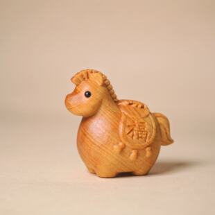马年大吉生肖马礼物国潮招财唐马桌面摆件马年创意摆件福气到家