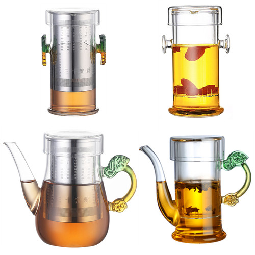 耐热玻璃加厚套装茶壶