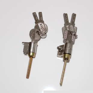 房门执手锁具老式 单舌锁芯插芯卫生间卧室内门锁配件锁芯打孔钥匙